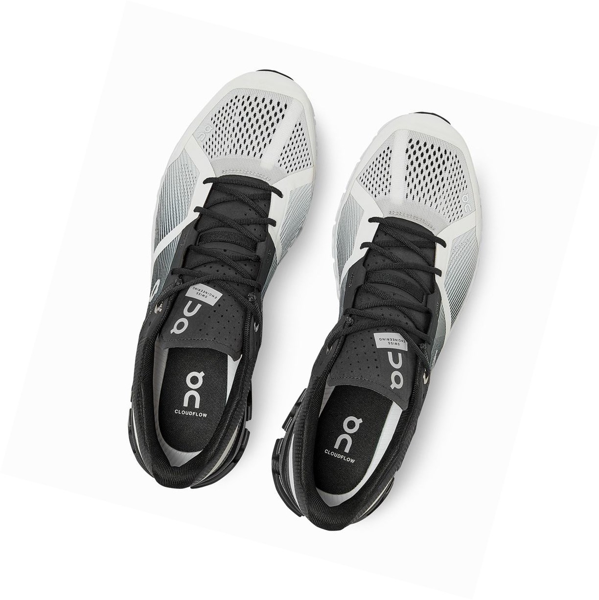 Scarpe Running Strada Uomo On Cloudflow Nere Bianche | 89QDXNYVJ