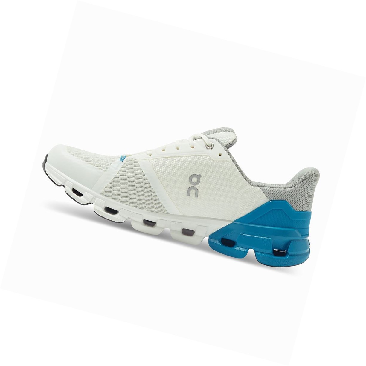 Scarpe Running Strada Uomo On Cloudflyer Bianche Blu | 54SOKWAUC