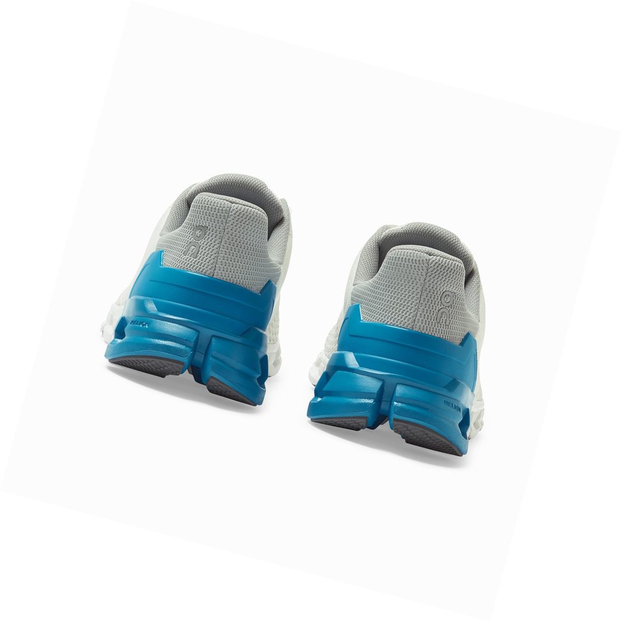 Scarpe Running Strada Uomo On Cloudflyer Bianche Blu | 54SOKWAUC