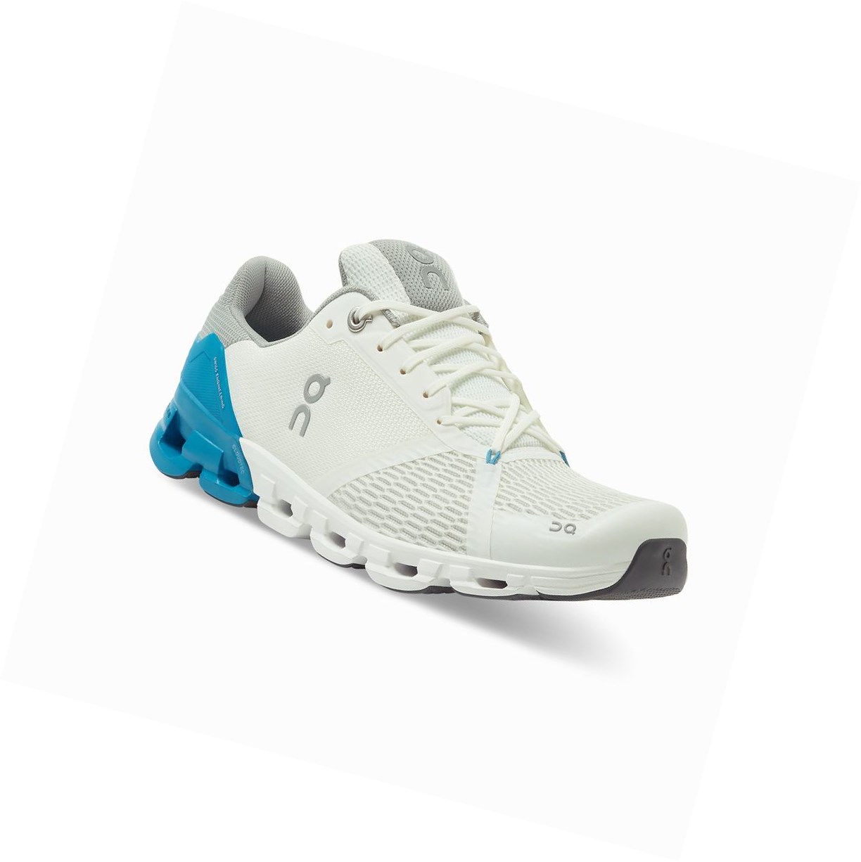 Scarpe Running Strada Uomo On Cloudflyer Bianche Blu | 54SOKWAUC