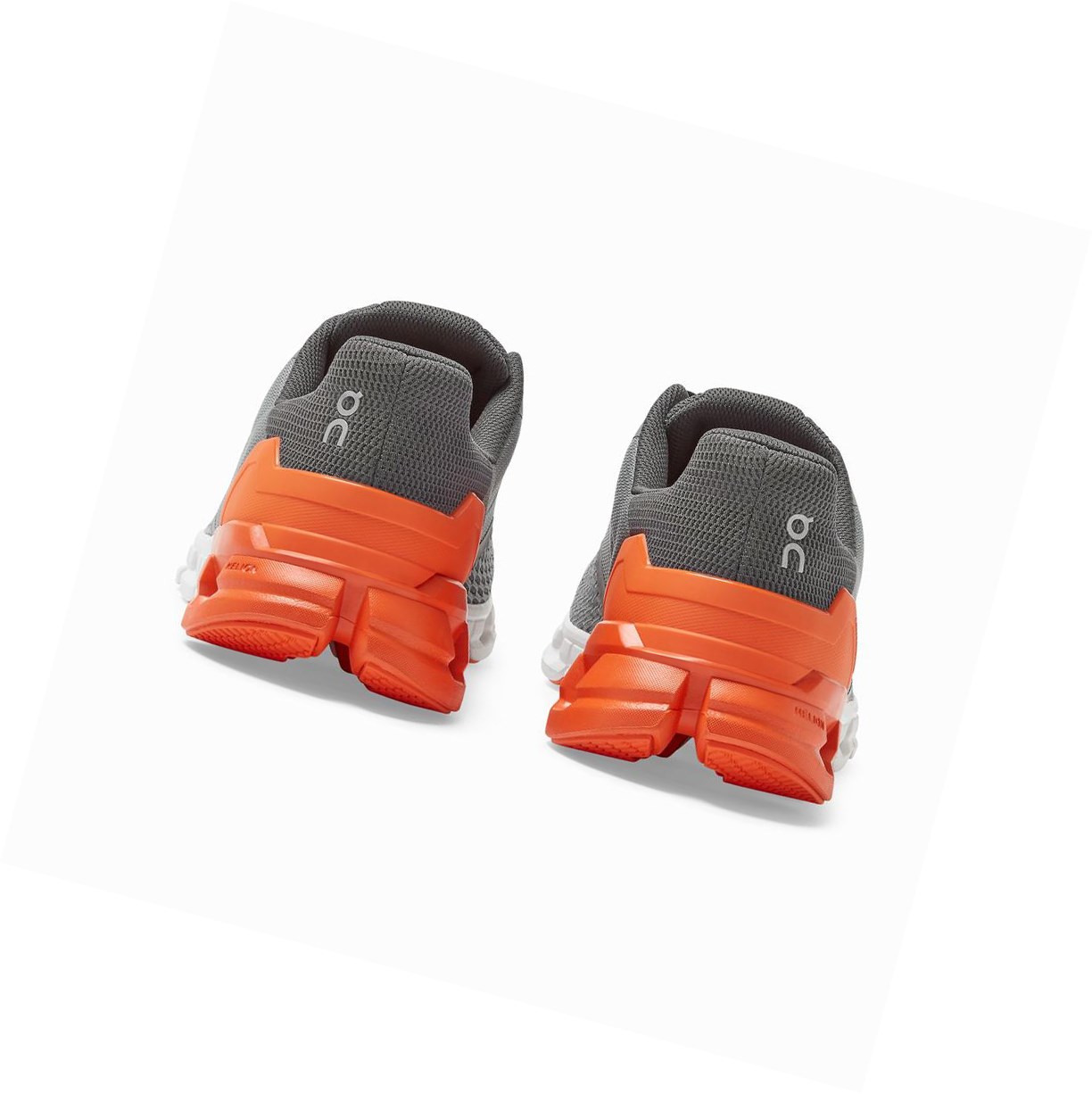 Scarpe Running Strada Uomo On Cloudflyer Grigie Arancioni | 76HZMCURE