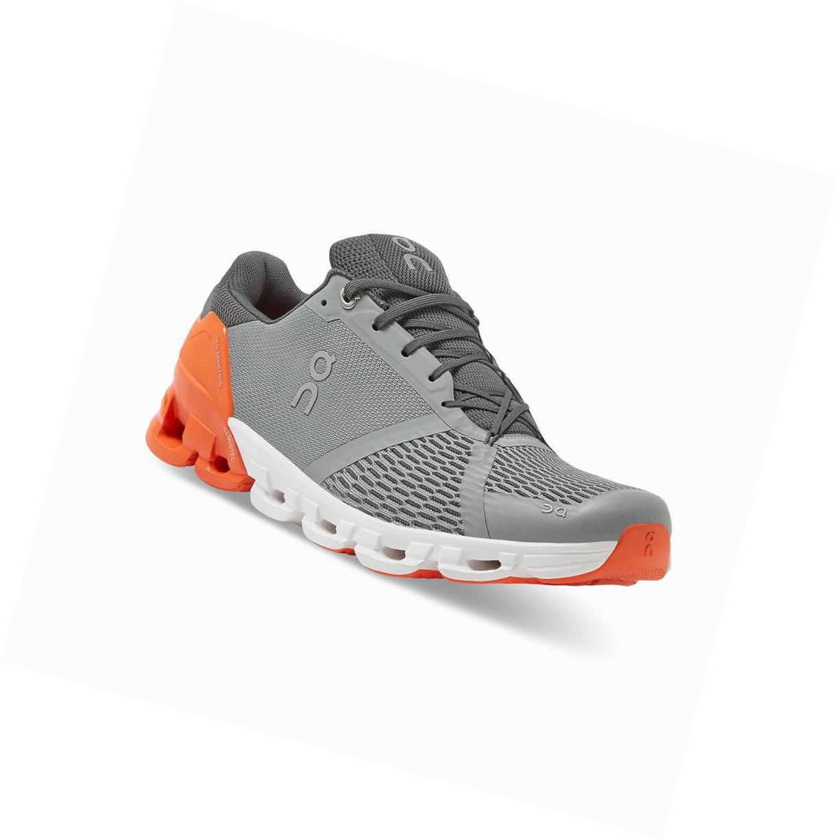 Scarpe Running Strada Uomo On Cloudflyer Grigie Arancioni | 76HZMCURE