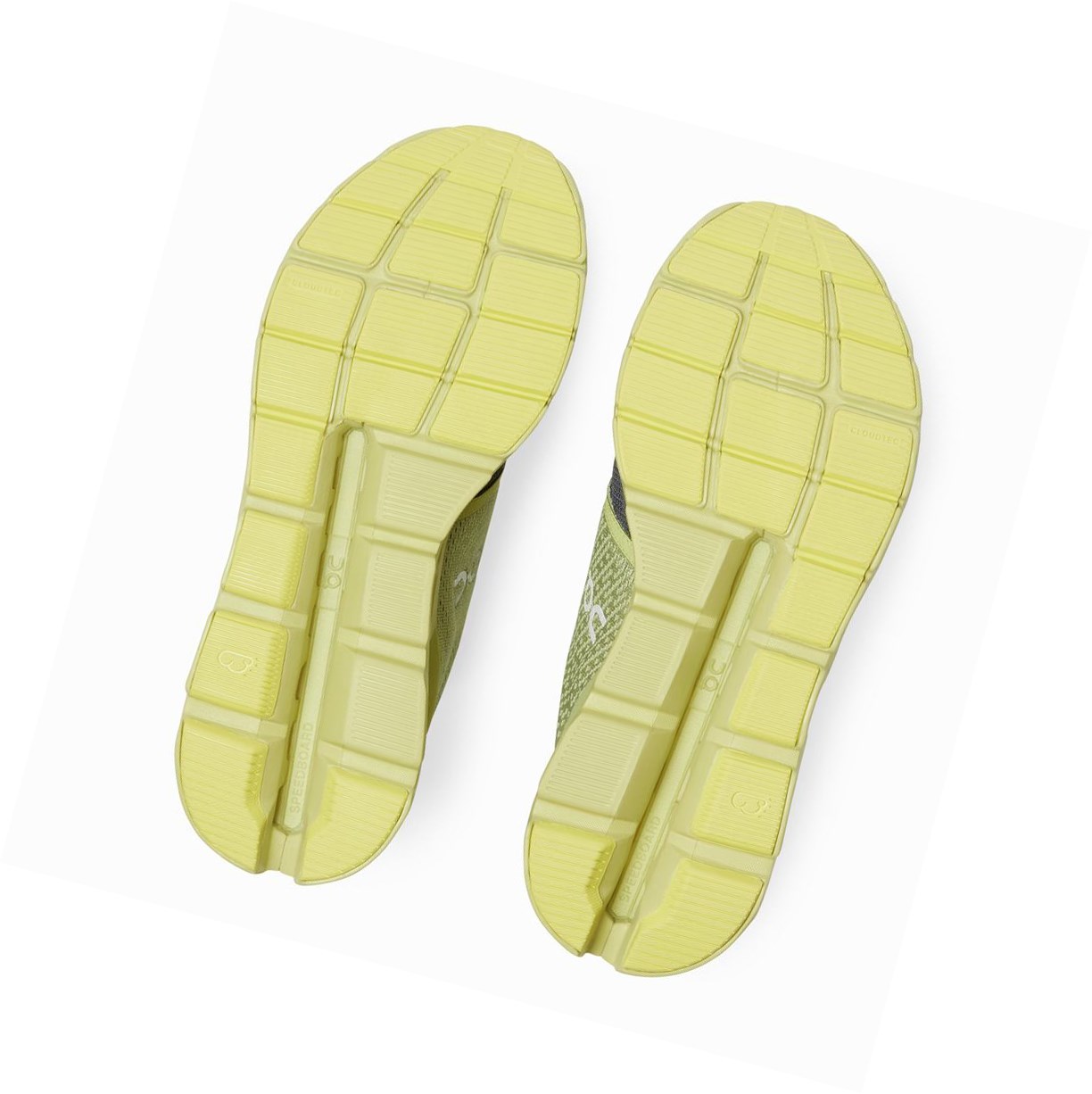 Scarpe Running Strada Uomo On Cloudstratus Gialle | 07SIWUBPD