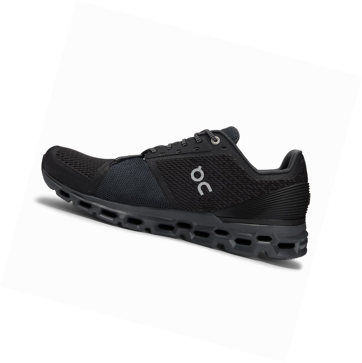 Scarpe Running Strada Uomo On Cloudstratus Nere Grigie | 10SMCTKNB