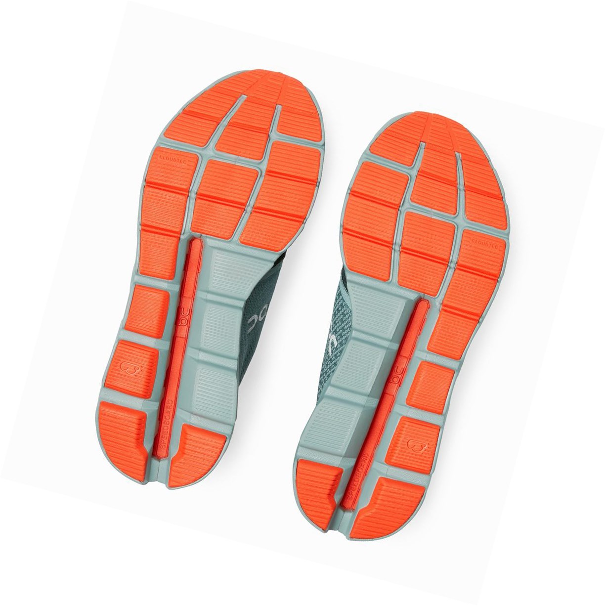 Scarpe Running Strada Uomo On Cloudstratus Verdi Scuro | 32XLESHJM
