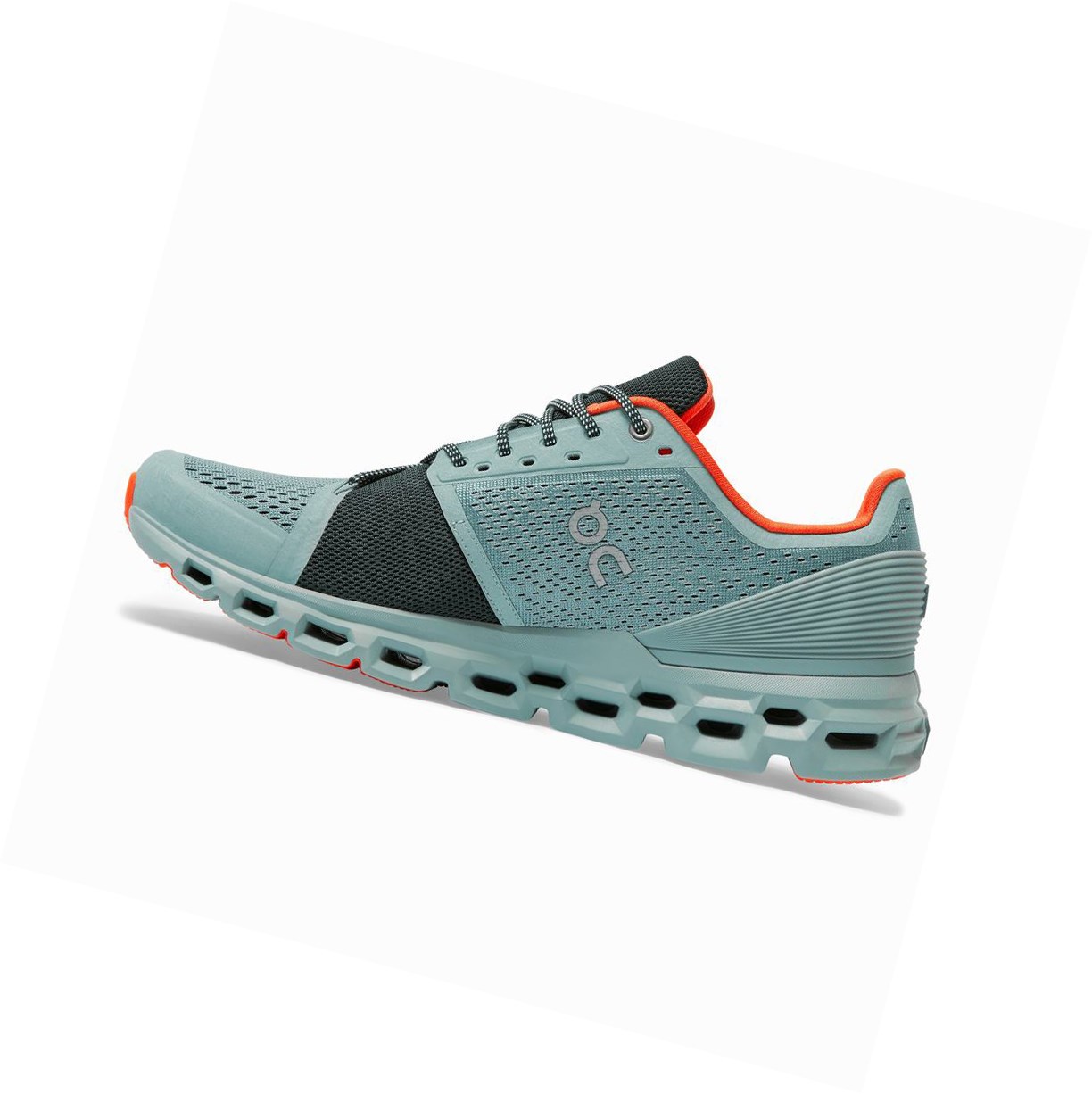 Scarpe Running Strada Uomo On Cloudstratus Verdi Scuro | 32XLESHJM