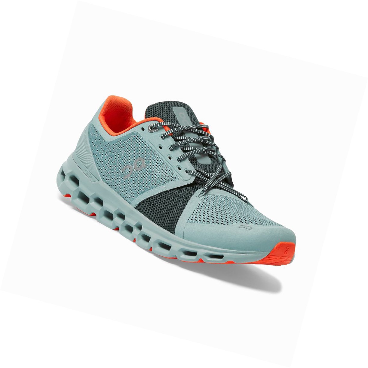 Scarpe Running Strada Uomo On Cloudstratus Verdi Scuro | 32XLESHJM