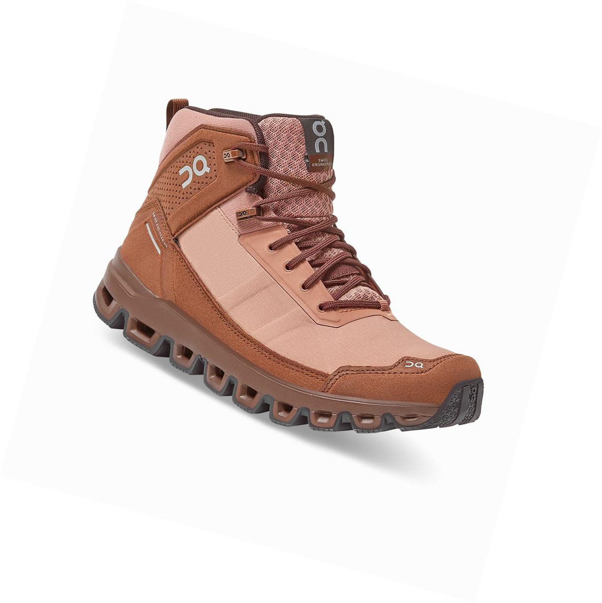 Scarpe Trekking Donna On Cloudridge Marroni Rosa | 05IYDNOVP