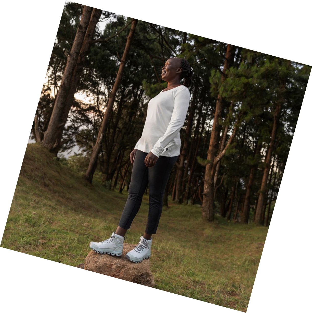 Scarpe Trekking Donna On Cloudridge Verdi Bianche | 26KMSVZRQ