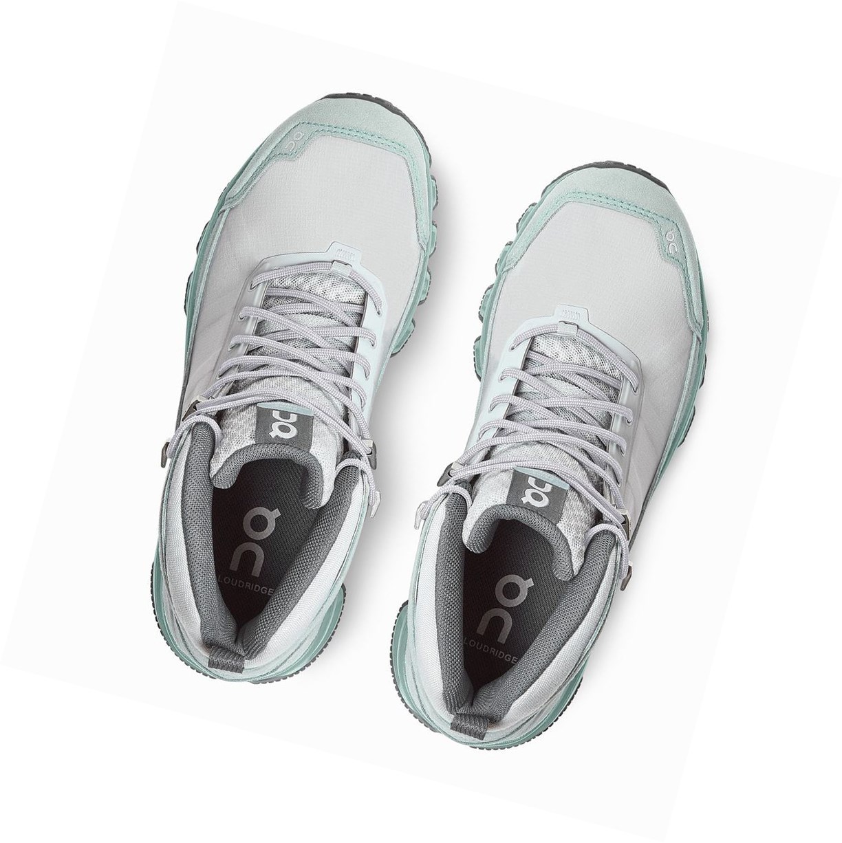 Scarpe Trekking Donna On Cloudridge Verdi Bianche | 26KMSVZRQ