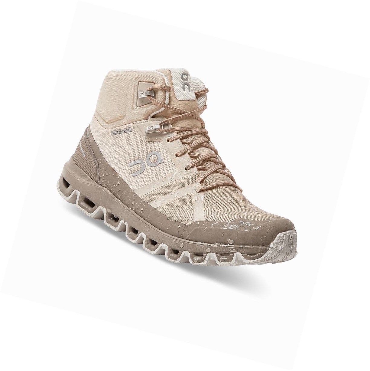 Scarpe Trekking Donna On Cloudrock Impermeabili Khaki | 36QEHUVLX