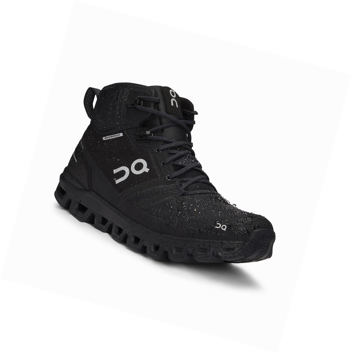 Scarpe Trekking Donna On Cloudrock Impermeabili Nere | 90PFTGUZJ