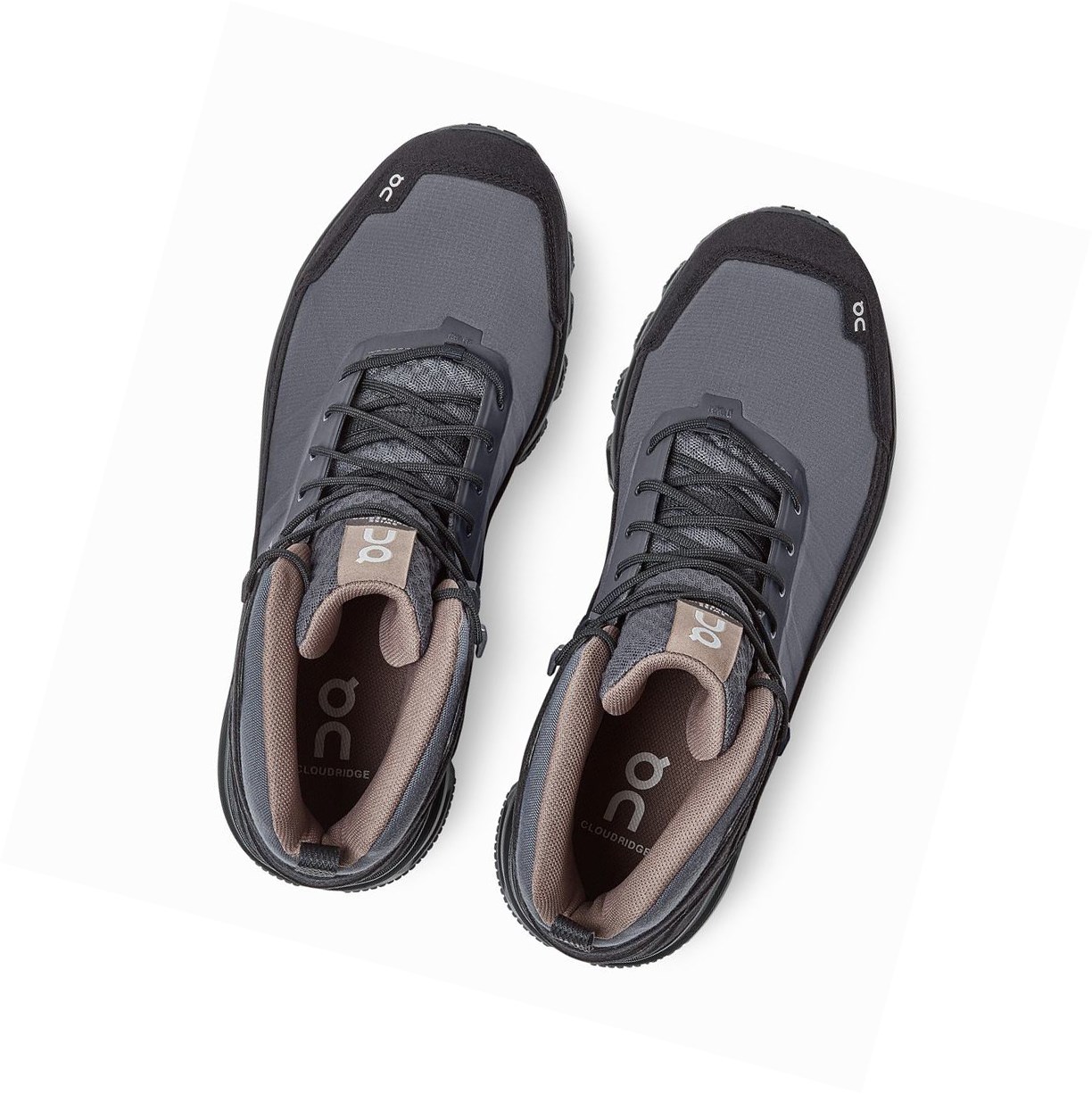 Scarpe Trekking Uomo On Cloudridge Nere Grigie | 19GYQWVNA