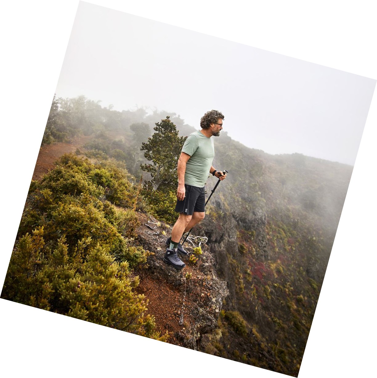 Scarpe Trekking Uomo On Cloudridge Nere Grigie | 19GYQWVNA