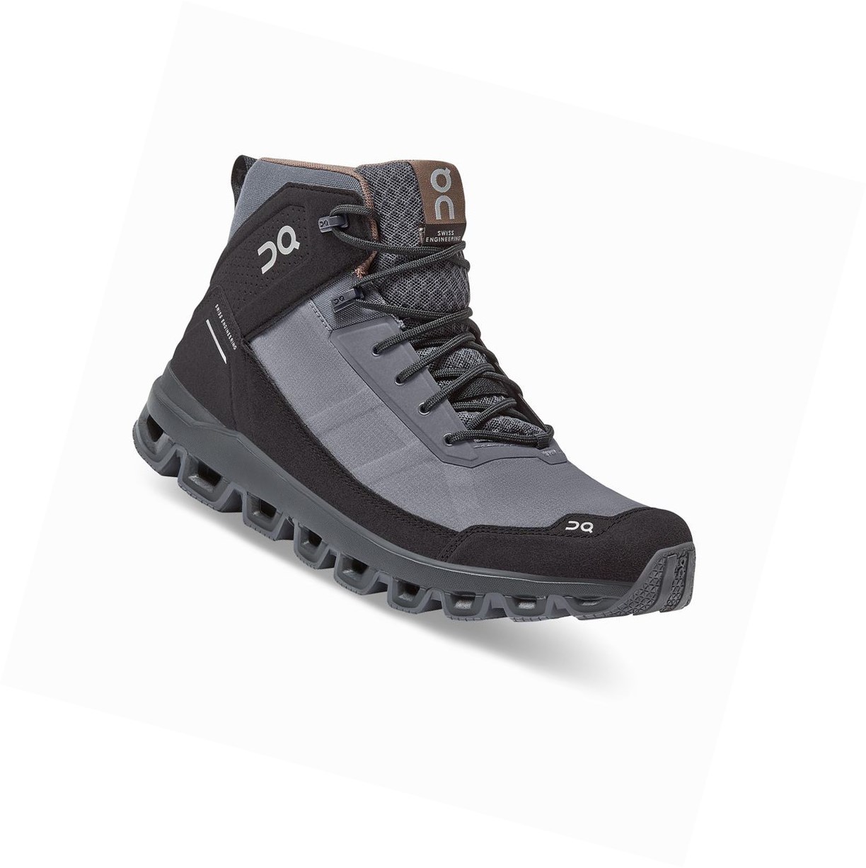 Scarpe Trekking Uomo On Cloudridge Nere Grigie | 19GYQWVNA