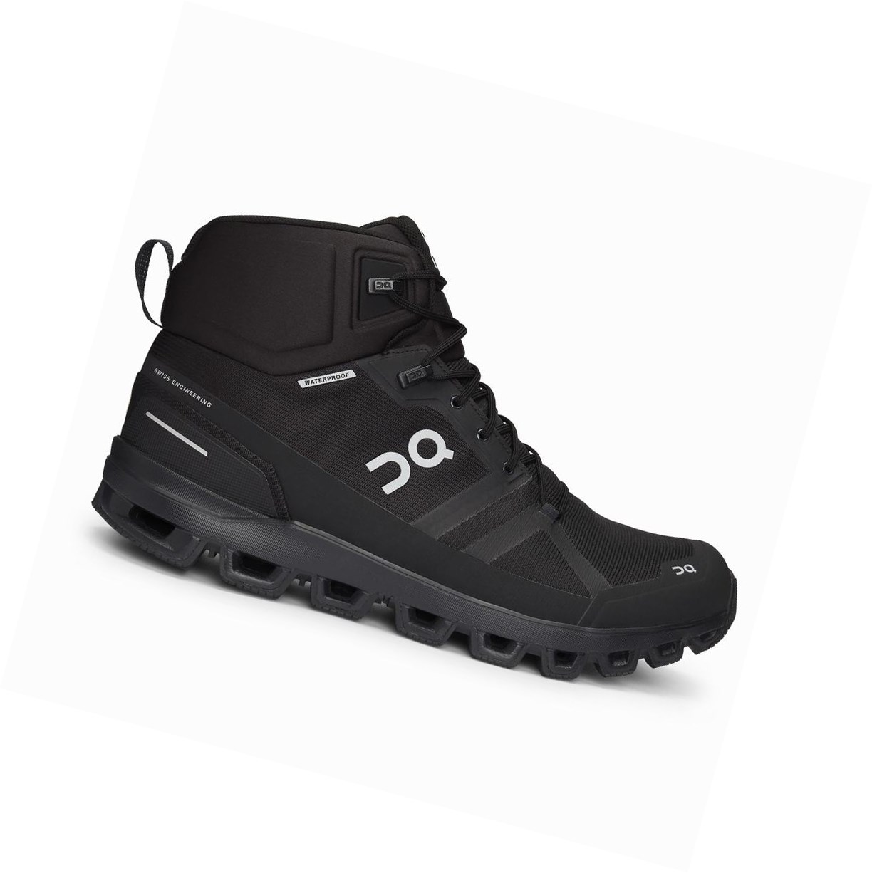Scarpe Trekking Uomo On Cloudrock Impermeabili Nere | 18BGYQIFJ