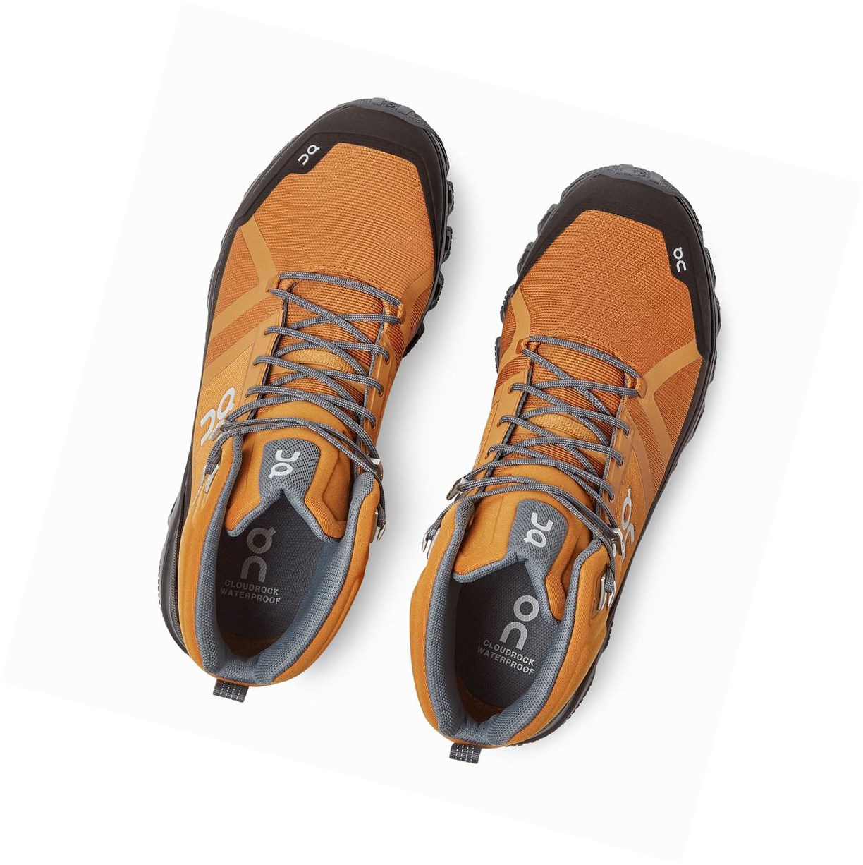 Scarpe Trekking Uomo On Cloudrock Impermeabili Marroni | 32RWKSVDE