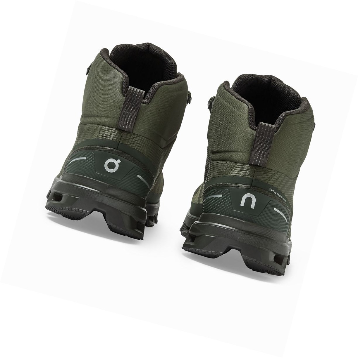 Scarpe Trekking Uomo On Cloudrock Impermeabili Verde Oliva | 42PNOHWZF
