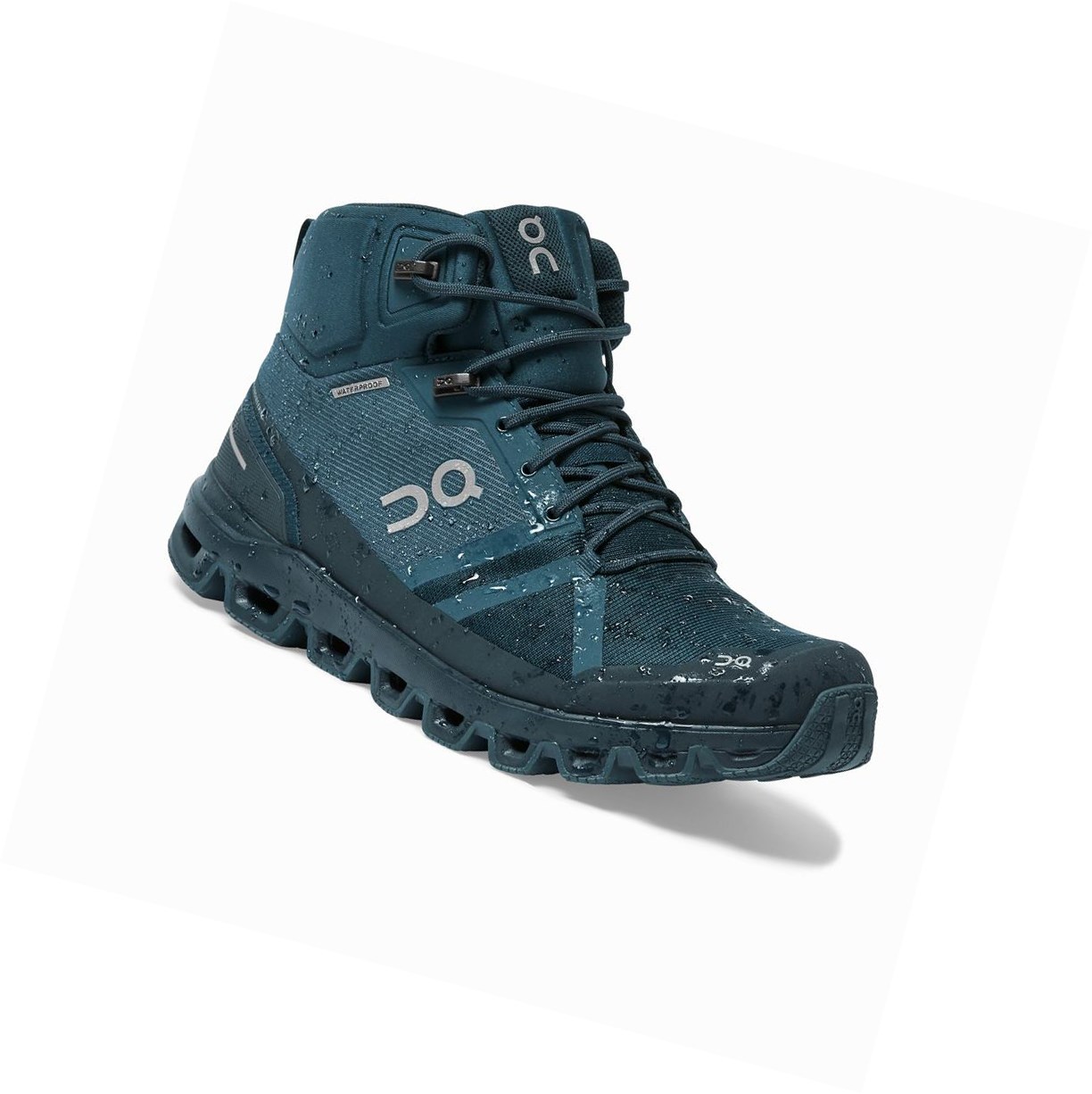 Scarpe Trekking Uomo On Cloudrock Impermeabili Blu Marino | 65TAZBMFR