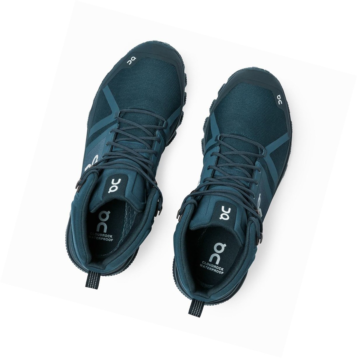 Scarpe Trekking Uomo On Cloudrock Impermeabili Blu Marino | 65TAZBMFR