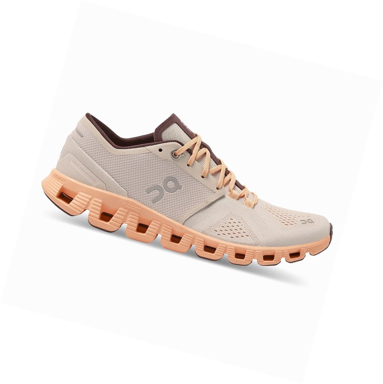 Scarpe da Allenamento Donna On Cloud X Argento | 57YMCINAH