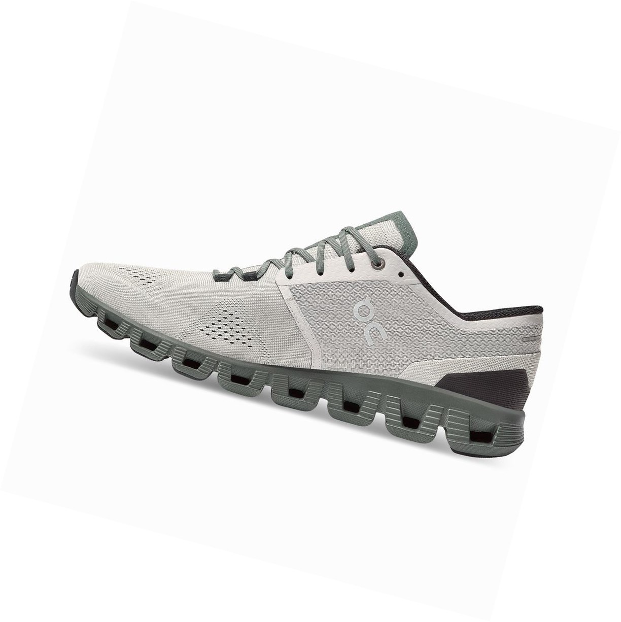 Scarpe da Allenamento Uomo On Cloud X Khaki Verde Oliva | 37NGURMHA