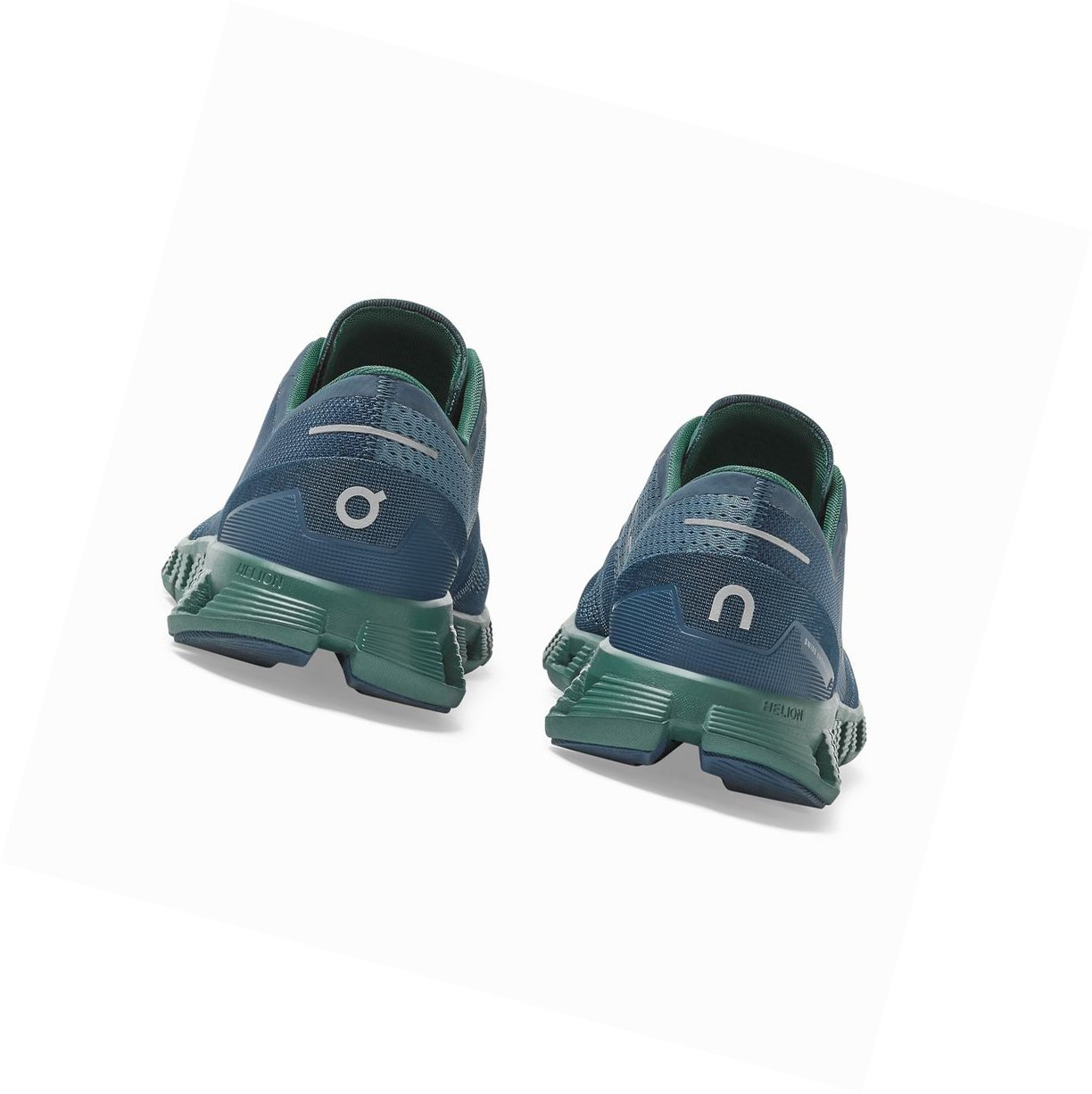 Scarpe da Allenamento Uomo On Cloud X Verdi Blu Scuro | 82PZIYDRQ
