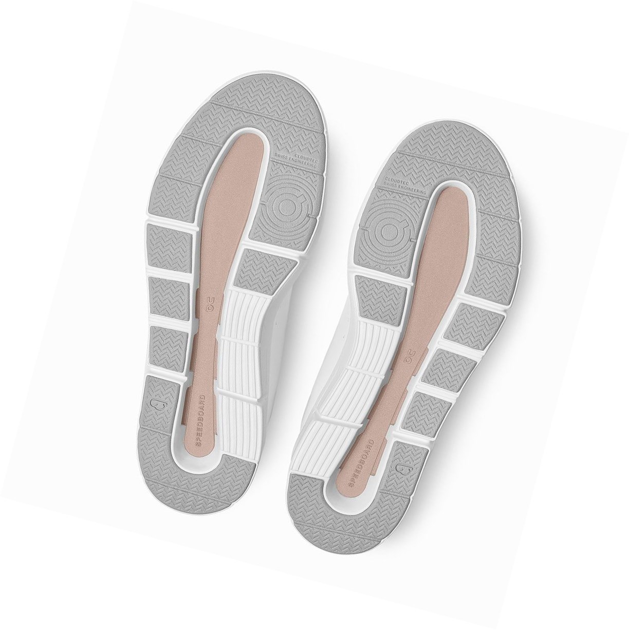 Scarpe da Tennis Donna On THE ROGER Advantage Bianche Rosa | 97HGKBICF