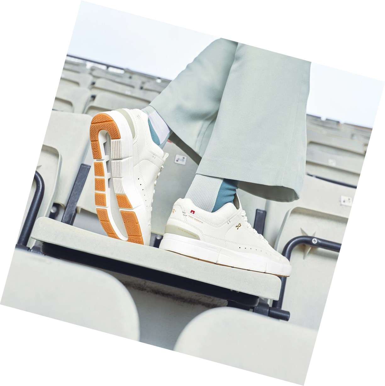Scarpe da Tennis Donna On THE ROGER Centre Court Bianche | 21VIPDZLH