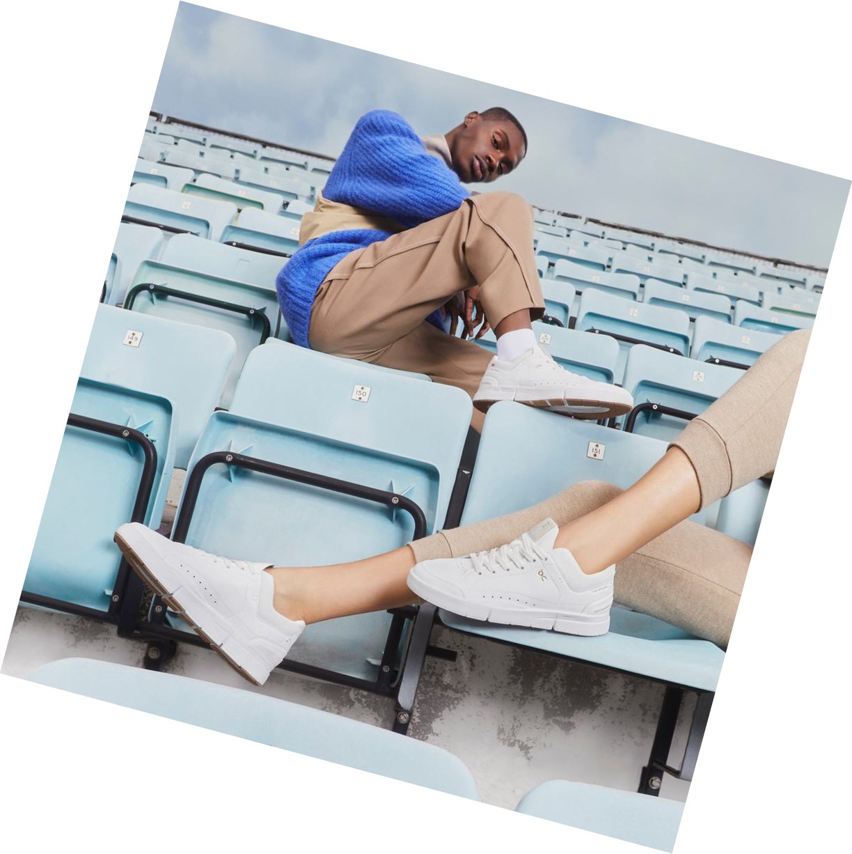 Scarpe da Tennis Donna On THE ROGER Centre Court Bianche | 52XWUVAYG