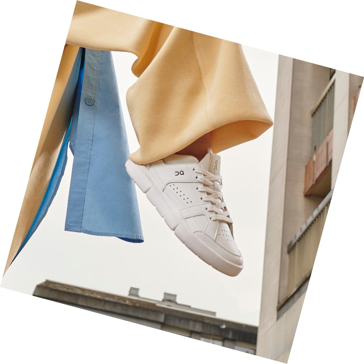 Scarpe da Tennis Donna On THE ROGER Clubhouse Bianche | 20OZNUXEM