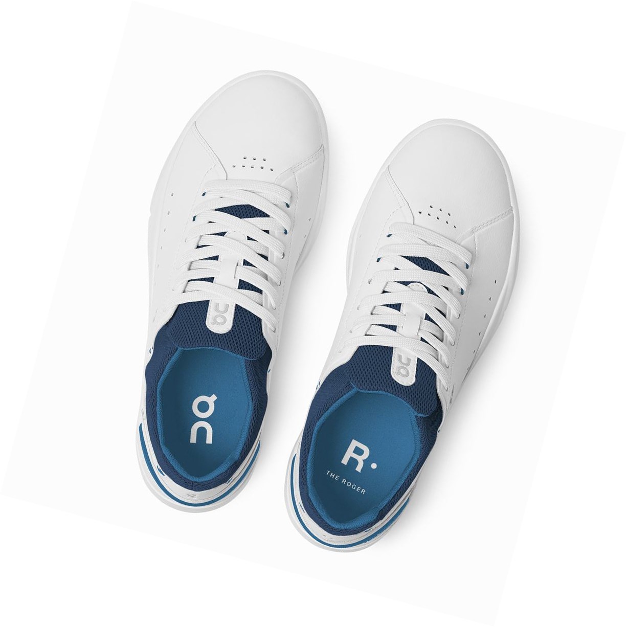 Scarpe da Tennis Uomo On THE ROGER Advantage Bianche | 42HVWMCZY