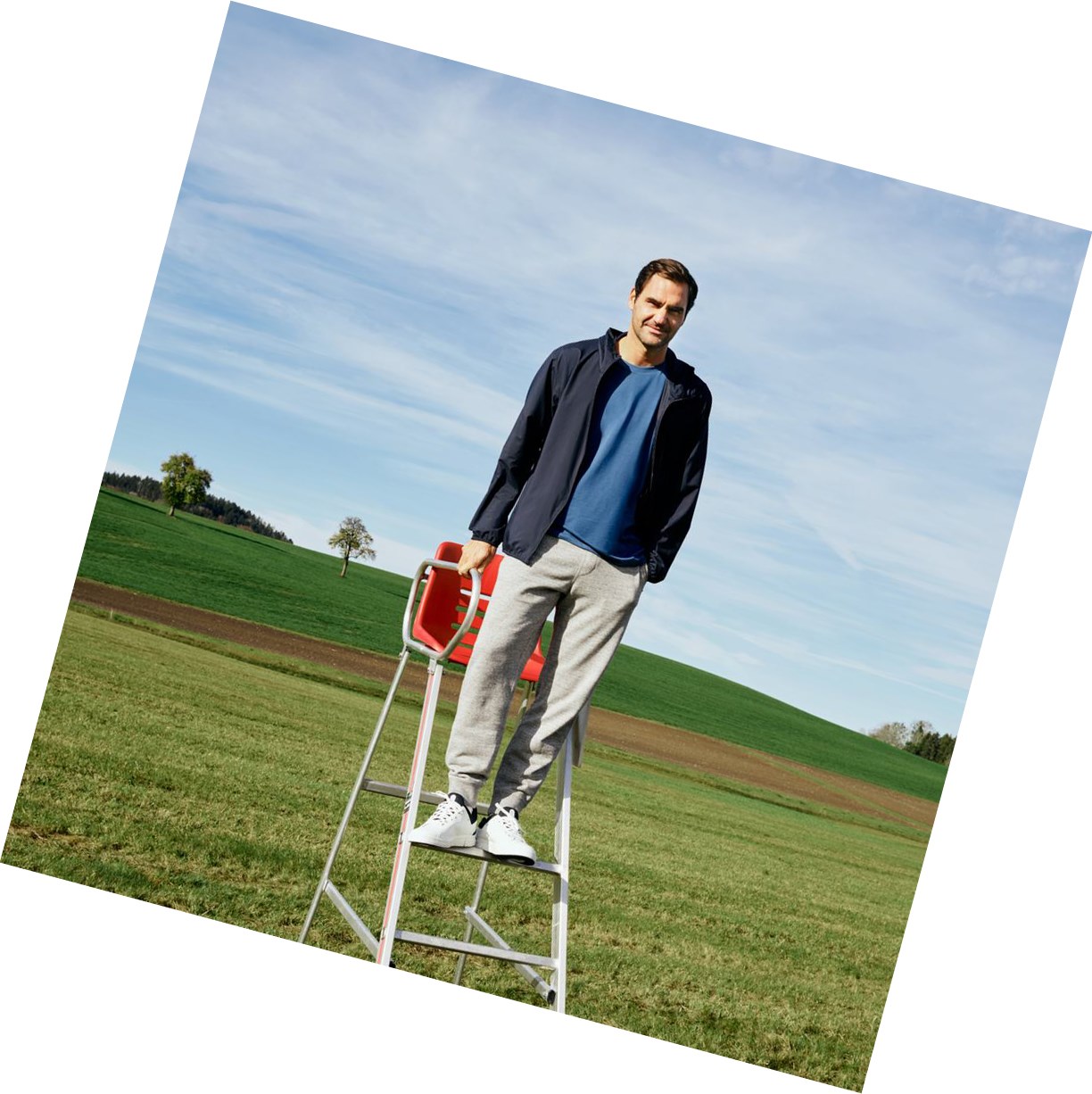Scarpe da Tennis Uomo On THE ROGER Advantage Bianche | 42HVWMCZY