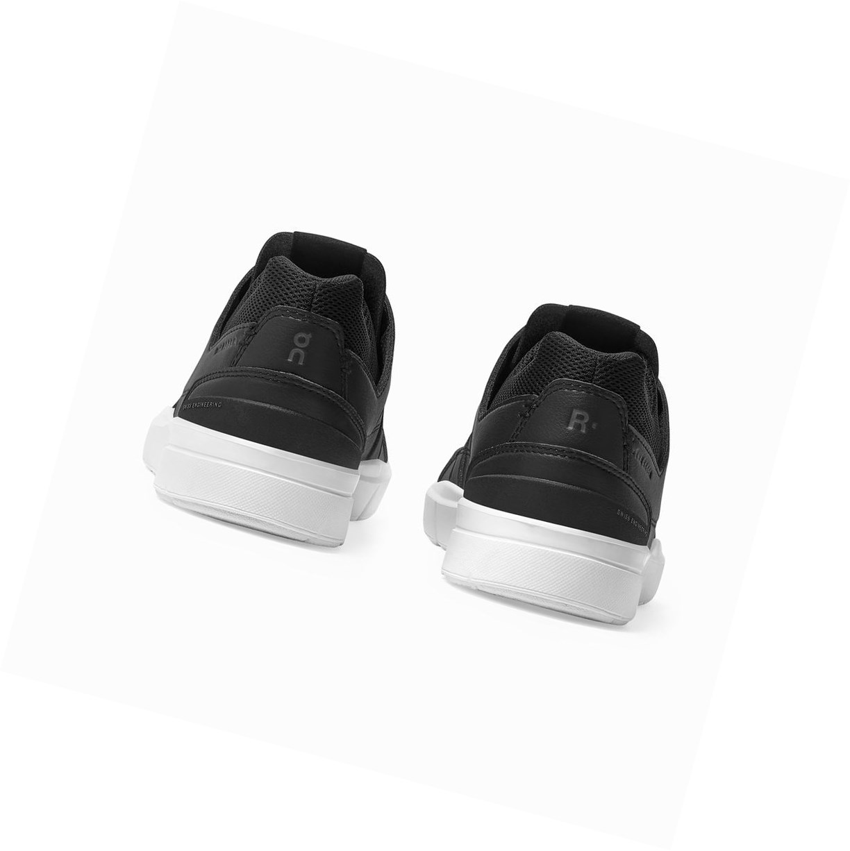 Scarpe da Tennis Uomo On THE ROGER Clubhouse Nere Bianche | 04RVZNGJF