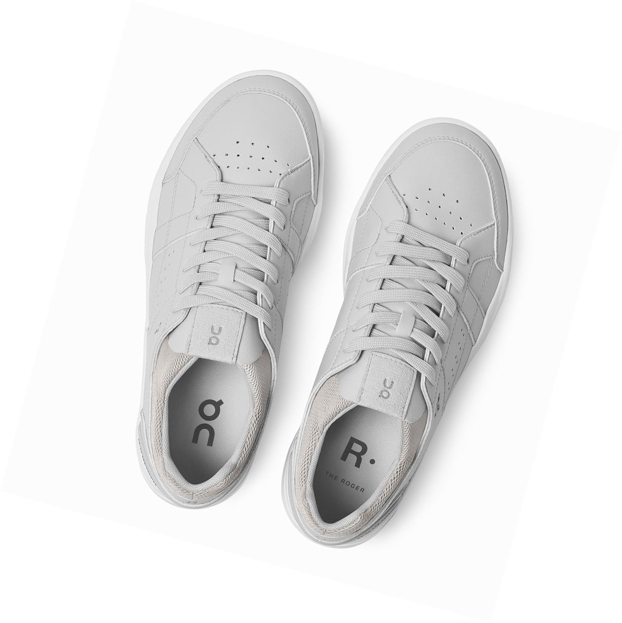 Scarpe da Tennis Uomo On THE ROGER Clubhouse Bianche | 86SWLMUKI