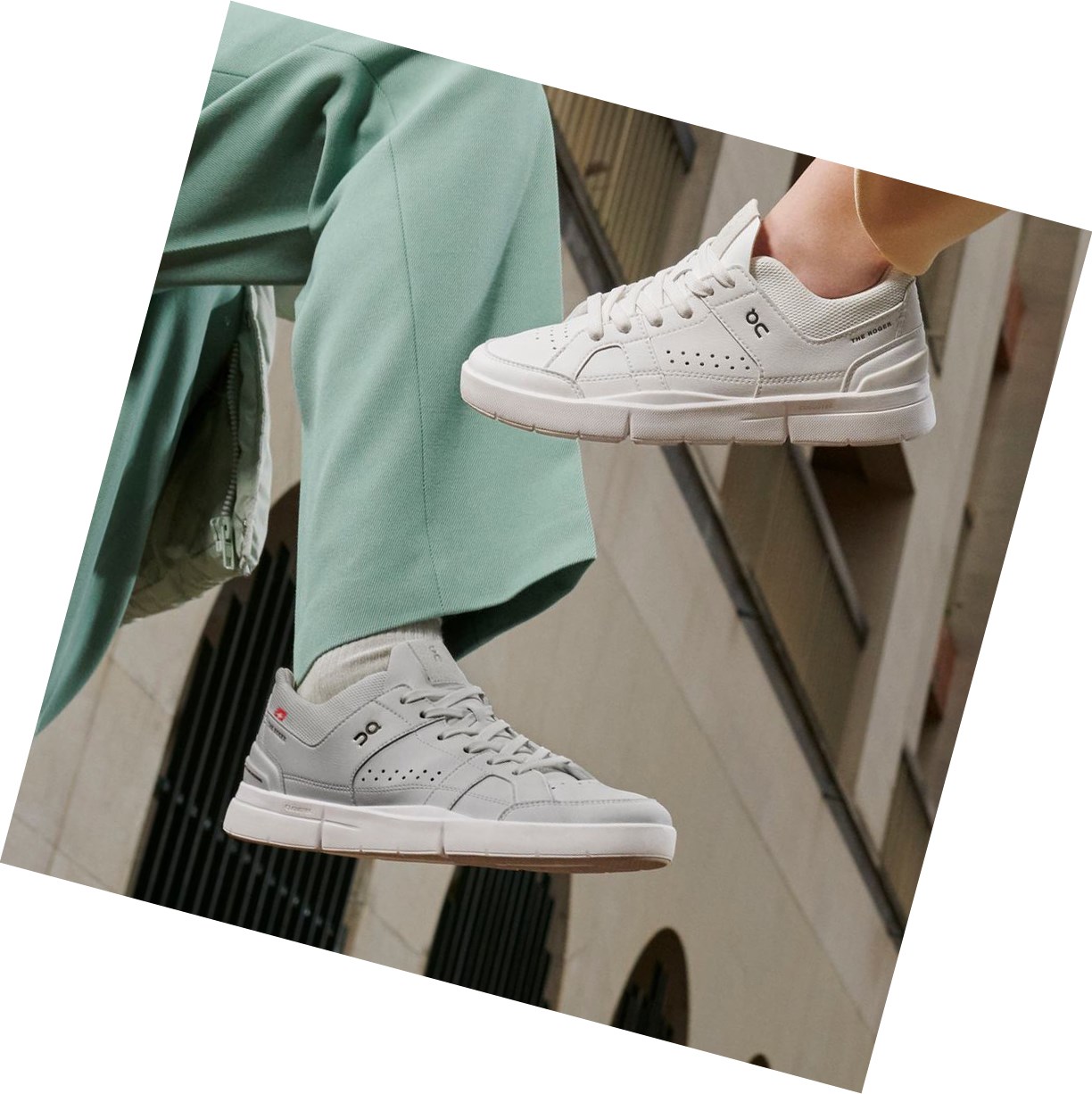Scarpe da Tennis Uomo On THE ROGER Clubhouse Bianche | 86SWLMUKI
