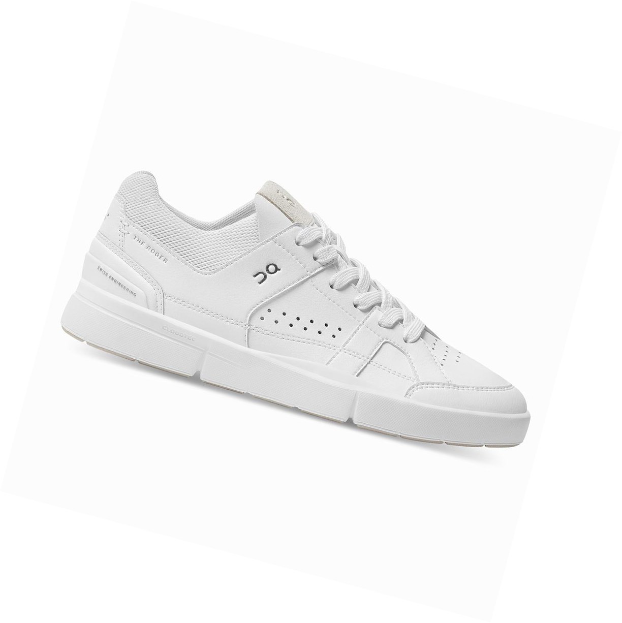 Scarpe da Tennis Uomo On THE ROGER Clubhouse Bianche | 96GLXAJNK