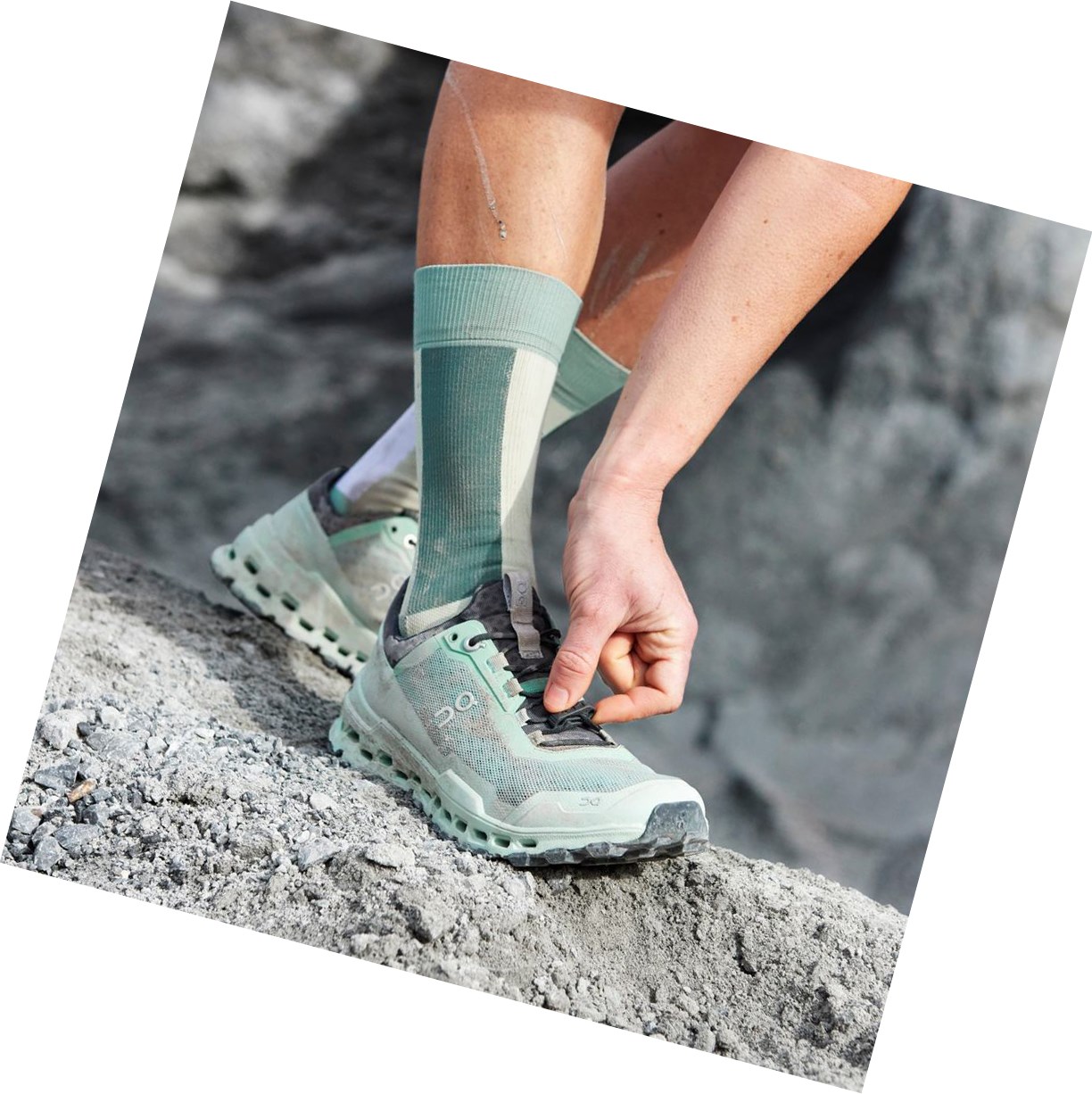 Scarpe da Trail Running Donna On Cloudultra Nere Bianche | 52FJYEMKG
