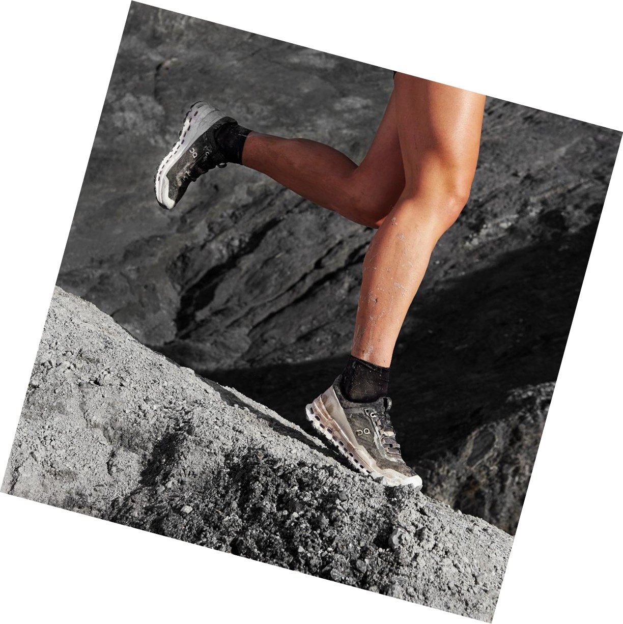 Scarpe da Trail Running Donna On Cloudultra Nere Bianche | 52FJYEMKG