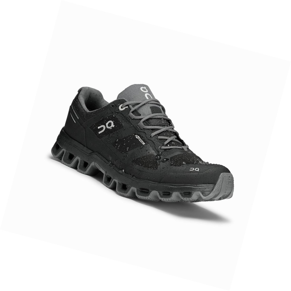 Scarpe da Trail Running Donna On Cloudventure Impermeabili Nere | 16FCAYMJW