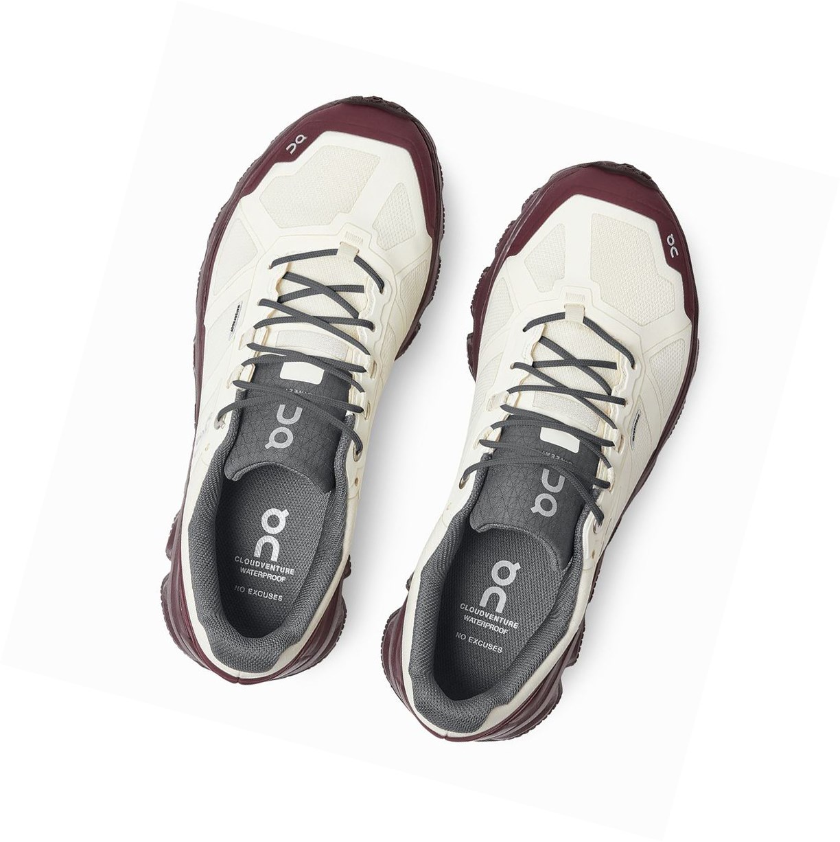 Scarpe da Trail Running Donna On Cloudventure Impermeabili Bianche | 30QGAOIDH