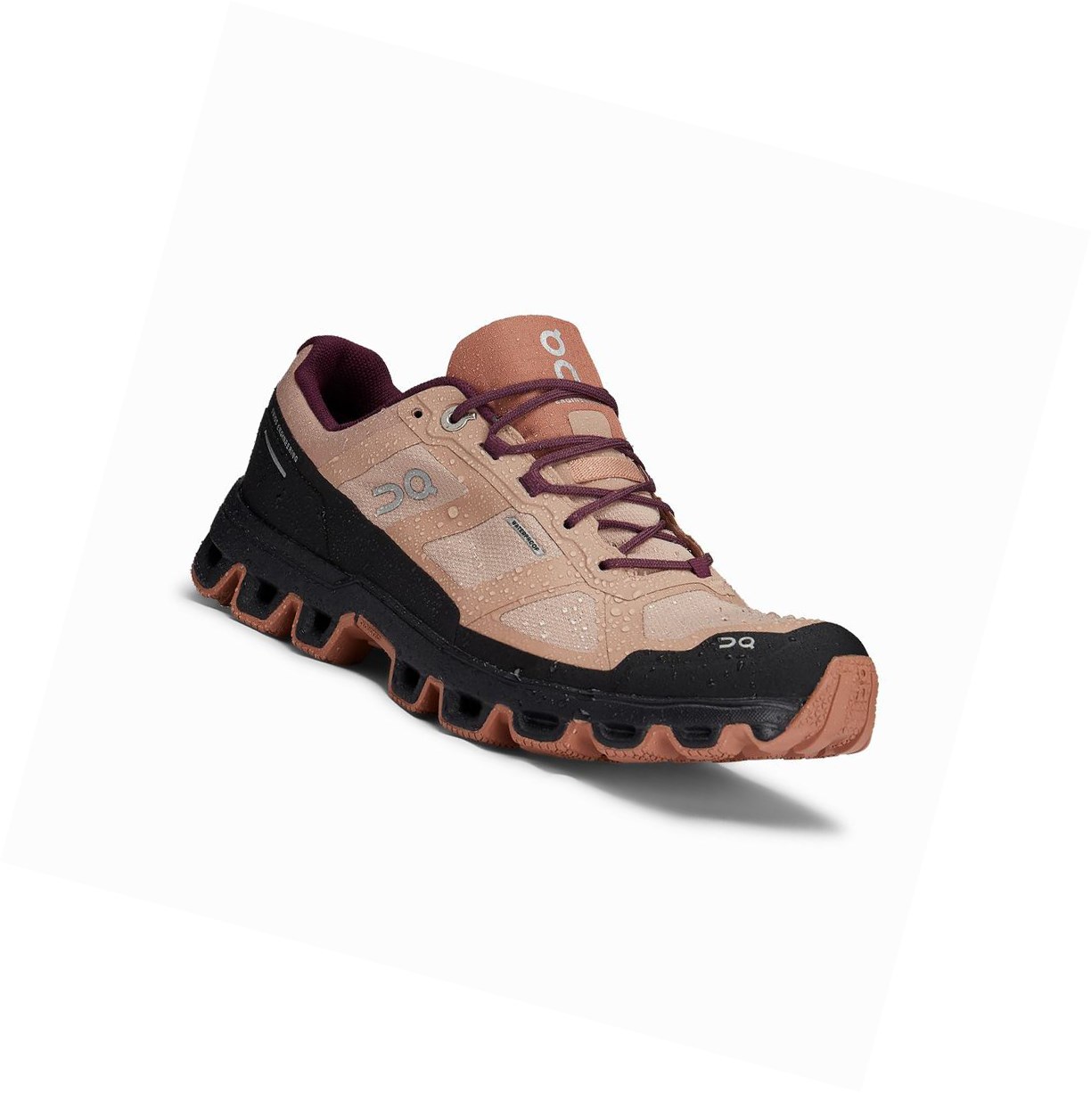 Scarpe da Trail Running Donna On Cloudventure Impermeabili Marroni Rosa | 30WMBKAPU