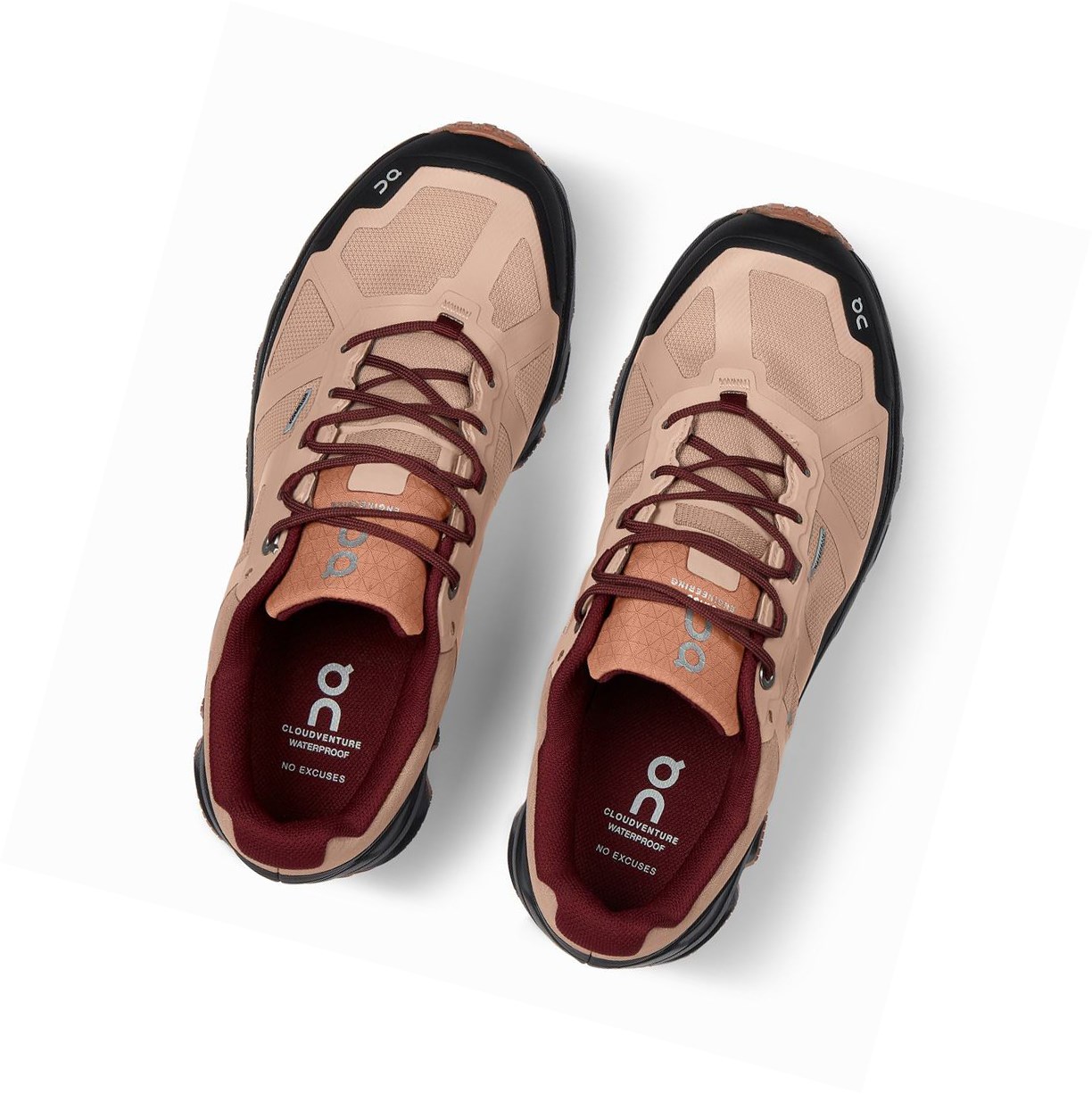 Scarpe da Trail Running Donna On Cloudventure Impermeabili Marroni Rosa | 30WMBKAPU