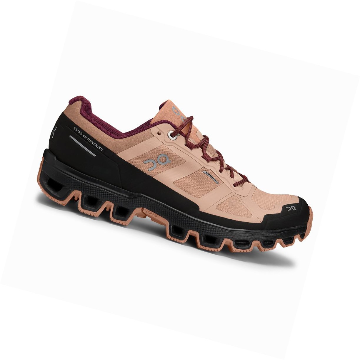 Scarpe da Trail Running Donna On Cloudventure Impermeabili Marroni Rosa | 30WMBKAPU