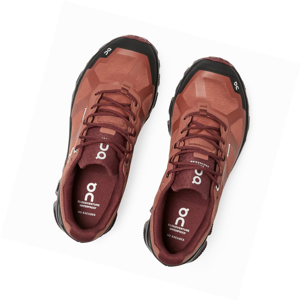 Scarpe da Trail Running Donna On Cloudventure Impermeabili Marroni Rosa | 39CIHSODE