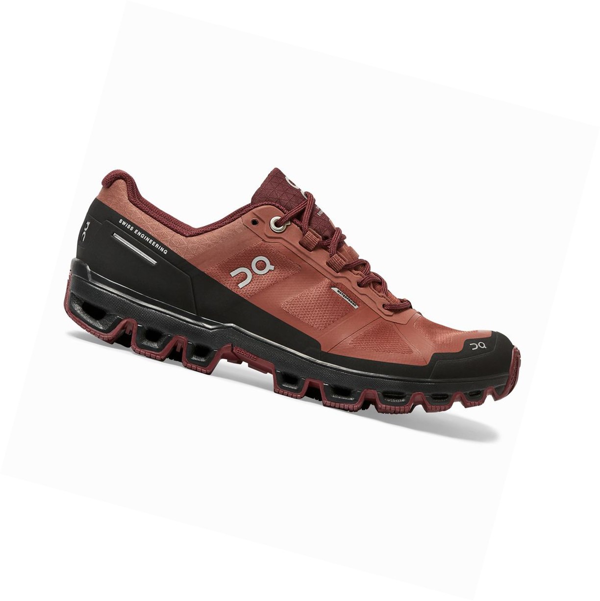 Scarpe da Trail Running Donna On Cloudventure Impermeabili Marroni Rosa | 39CIHSODE