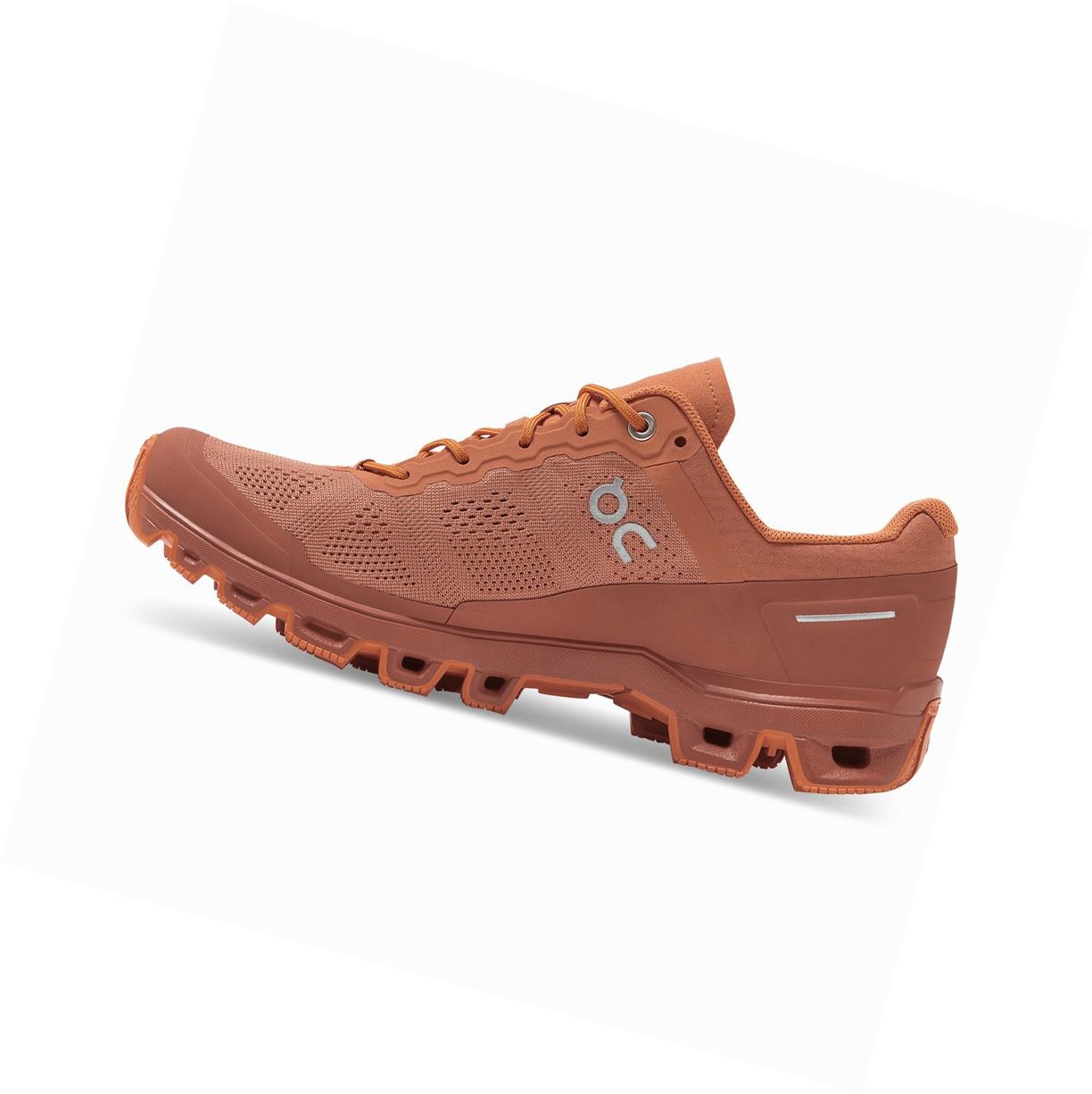 Scarpe da Trail Running Donna On Cloudventure Grigie Arancioni | 76VLJUAGF