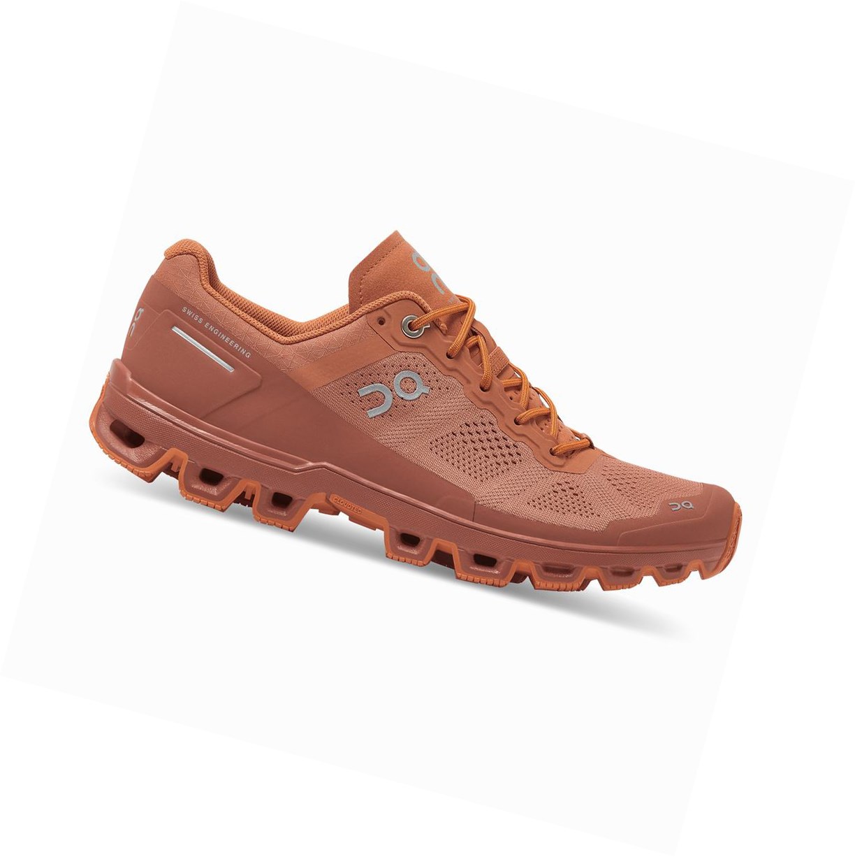 Scarpe da Trail Running Donna On Cloudventure Grigie Arancioni | 76VLJUAGF