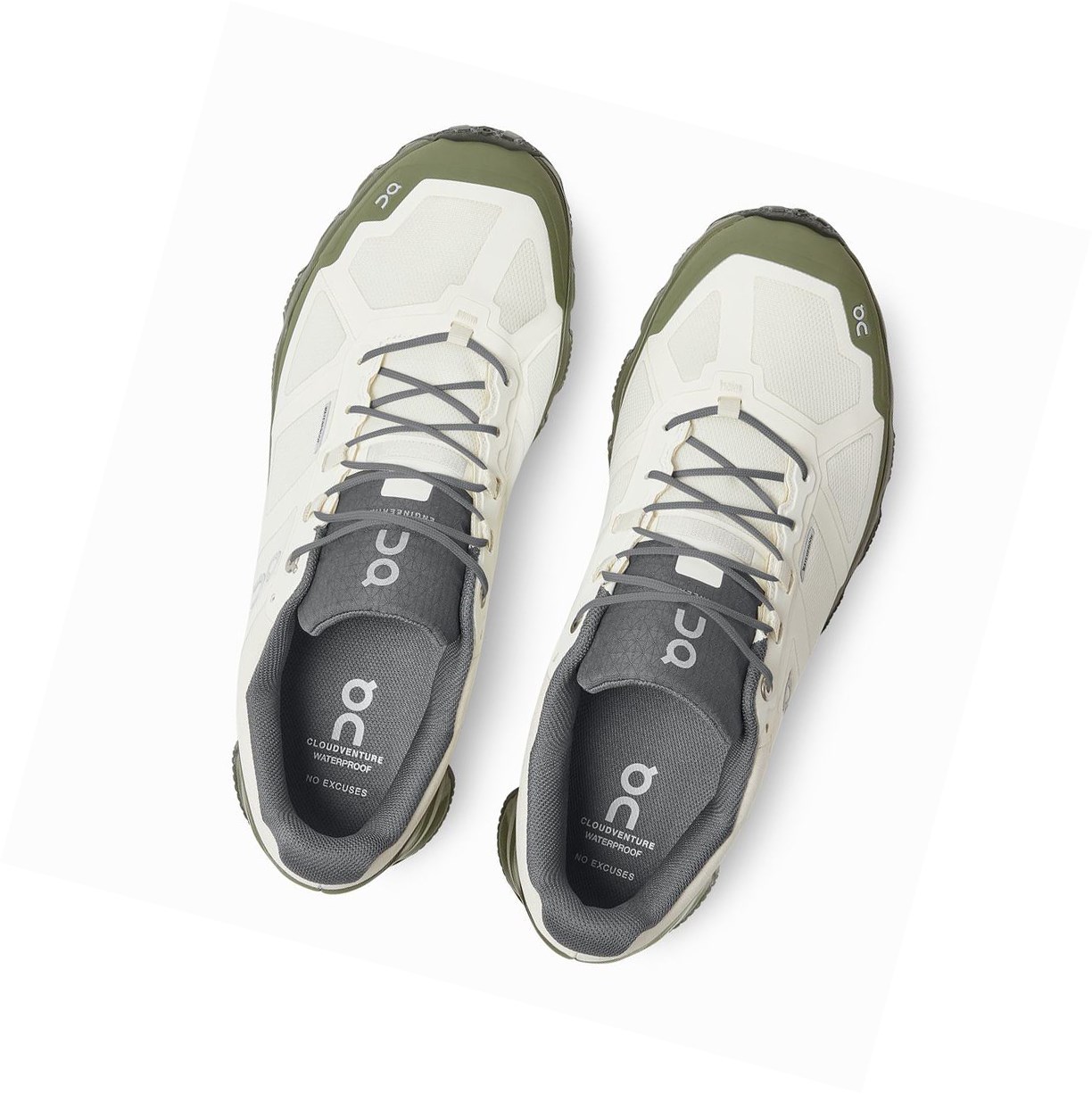 Scarpe da Trail Running Uomo On Cloudventure Impermeabili Bianche | 17IDNFHUJ