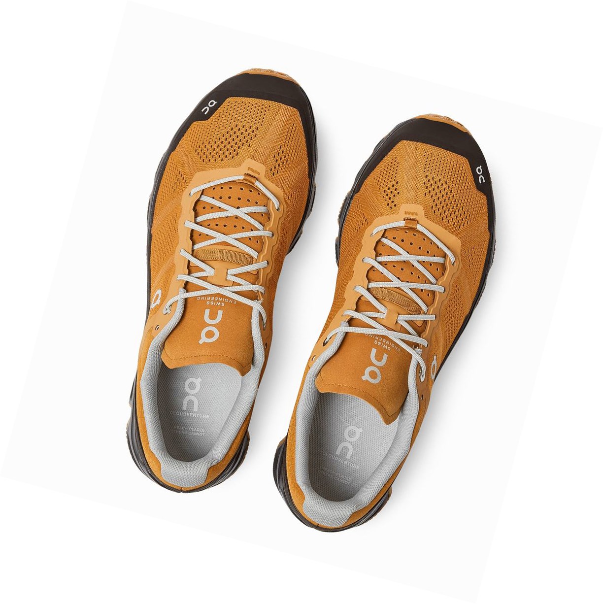 Scarpe da Trail Running Uomo On Cloudventure Marroni Gialle | 34EVIXGMN